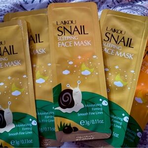Laikou Snail Sleeping Face Mask (Set of 5) K BEAUTY
